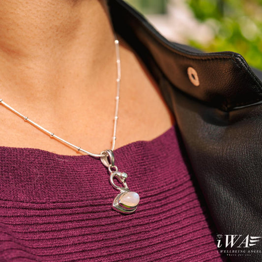 Swan Pendant Silver Jewellery