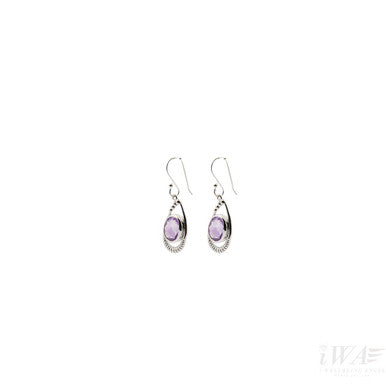 Amethyst Delight hook gemstone earring