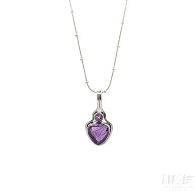 Amethyst Heart pendant