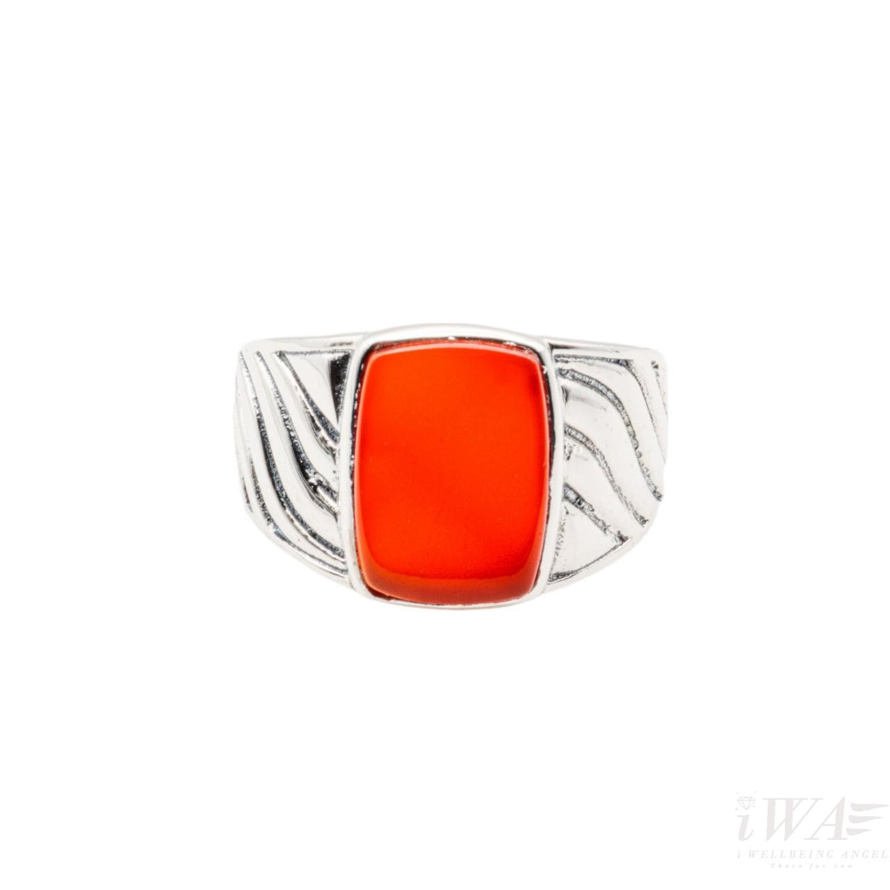 Carnelian Dunes Ring Ring Silver Jewellery