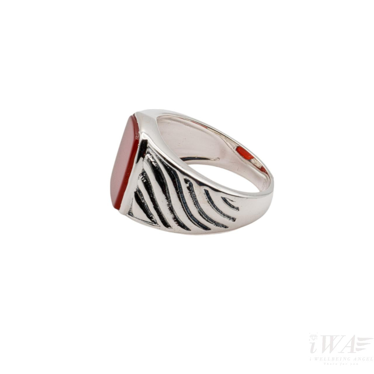 Carnelian Dunes Ring Ring Silver Jewellery
