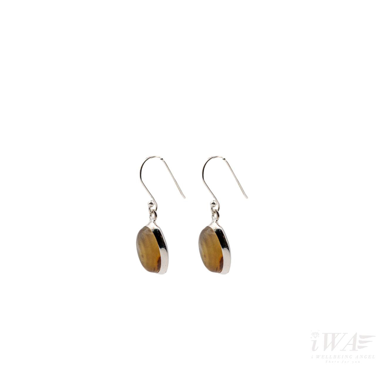 Montana Agate wire hook Earring Silver Jewellery