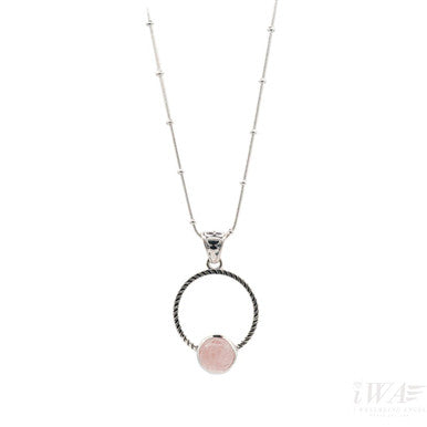Rose Quartz Circulus pendant