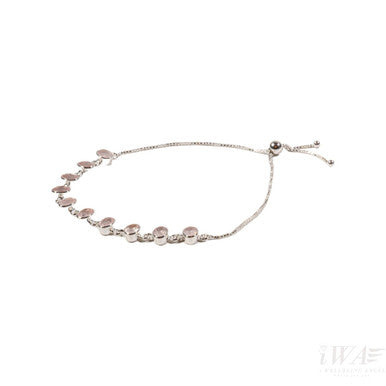 Rose Quartz Deca Slider bracelet