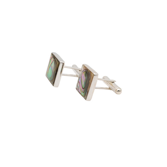 Abalone Shell Quadrata cufflinks
