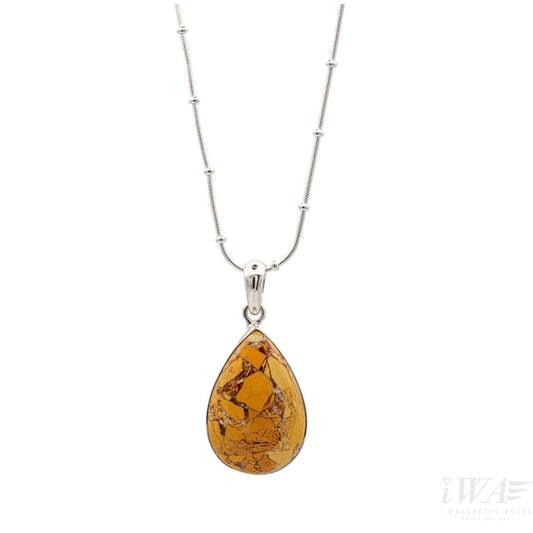 Brecciated Mookaite Pendant Silver Jewellery