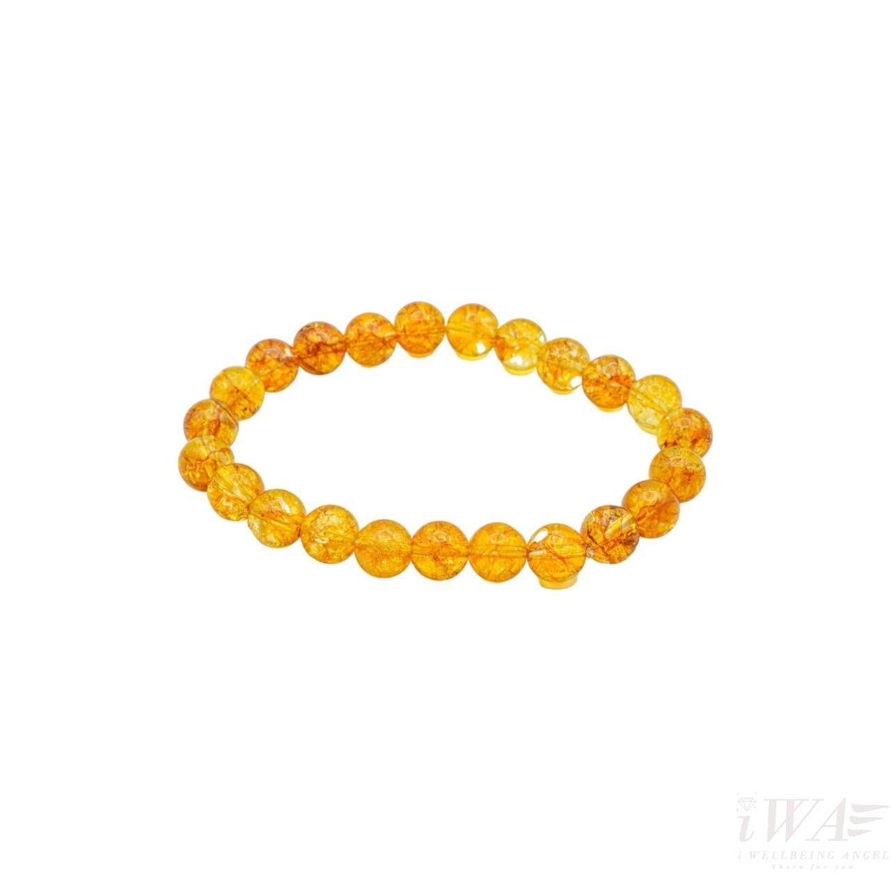 Citrine Crystal Bracelet dark