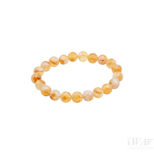 Citrine Crystal Bracelet light