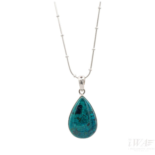 Chrysocolla Pendant Silver Jewellery