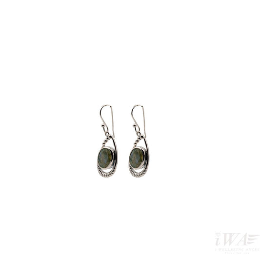 Labradorite Delight hook Earring Silver Jewellery