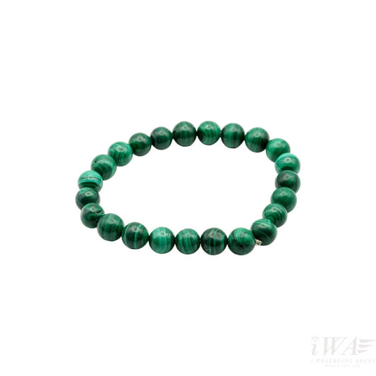 Malachite Crystal Bracelet 8mm