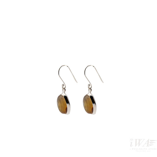 Montana Agate wire hook Earring Silver Jewellery